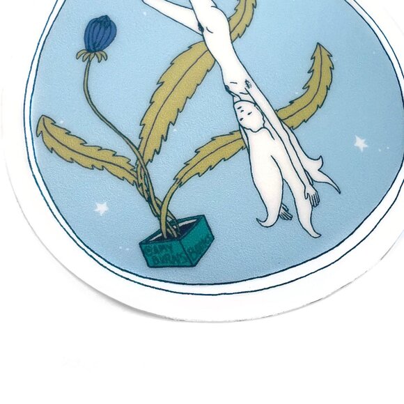 Hanged Woman in a Bottle, diecut vinyl sticker - Picture 3 of 3